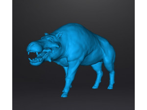 HELLPIG REALISTIC FIGURE MODEL ANIMAL CREATURE WILDLIFE RPG 3D प्रिंट मॉडल