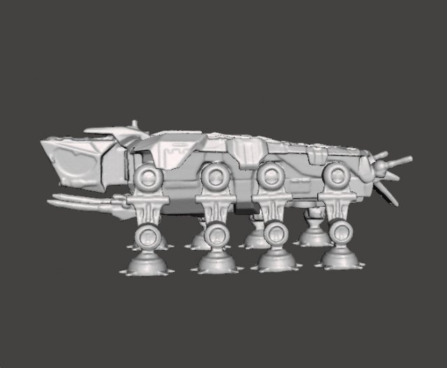 AT-OT STAR WARS TRANSPORT FIGURE MODEL FOR GAMES 3D PRINTABLE 3D Baskı Modeli .c4d .max .obj .3ds .fbx .stl .blend