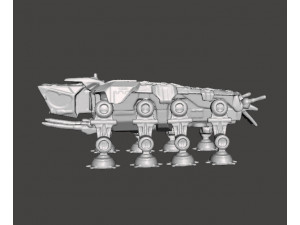 AT-OT STAR WARS TRANSPORT FIGURE MODEL FOR GAMES 3D PRINTABLE 3Dプリントモデル