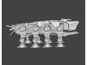AT-OT STAR WARS TRANSPORT FIGURE MODEL FOR GAMES 3D PRINTABLE 3D Baskı Modeli