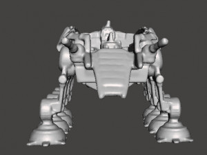 AT-OT STAR WARS TRANSPORT FIGURE MODEL FOR GAMES 3D PRINTABLE 3D Baskı Modeli