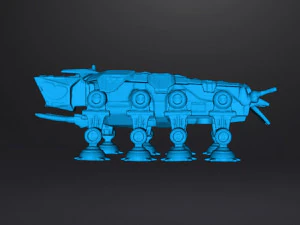 AT-OT STAR WARS TRANSPORT FIGURE MODEL FOR GAMES 3D PRINTABLE 3D Print Model