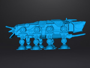 AT-OT STAR WARS TRANSPORT FIGURE MODEL FOR GAMES 3D PRINTABLE 3D Baskı Modeli