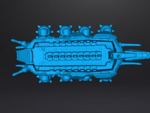 AT-OT STAR WARS TRANSPORT FIGURE MODEL FOR GAMES 3D PRINTABLE 3D Baskı Modeli