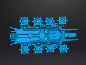 AT-OT STAR WARS TRANSPORT FIGURE MODEL FOR GAMES 3D PRINTABLE 3D Baskı Modeli
