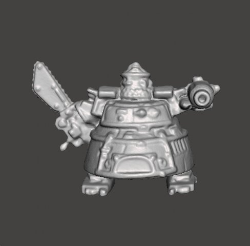 6MM SCALE SPACE ORCS GIANT MECH MINIATURE MODEL FOR SCIFI GAMES 3D प्रिंट मॉडल .c4d .max .obj .3ds .fbx .stl .blend 