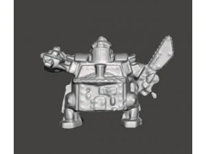 MODELLO IN MINIATURA DI MECH GIGANTE DEGLI ORCHI SPAZIALI IN SCALA DA 6 MM PER GIOCHI SCIFI Modello di stampa 3D