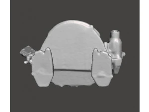 MODELLO IN MINIATURA DI MECH GIGANTE DEGLI ORCHI SPAZIALI IN SCALA DA 6 MM PER GIOCHI SCIFI Modello di stampa 3D