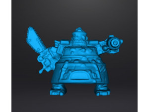 6MM SCALE SPACE ORCS GIANT MECH MINIATURE MODEL FOR SCIFI GAMES 3D प्रिंट मॉडल