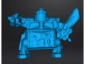 MODELLO IN MINIATURA DI MECH GIGANTE DEGLI ORCHI SPAZIALI IN SCALA DA 6 MM PER GIOCHI SCIFI Modello di stampa 3D