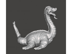 NESSIE 2006 PVC FIGURE MINIATURE MONSTER PLASTIC TOY MYTH Modello di stampa 3D