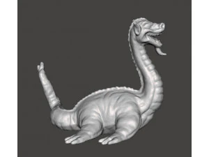 NESSIE 2006 PVC FIGURE MINIATURE MONSTER PLASTIC TOY MYTH 3D Print Model