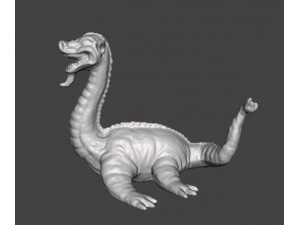 NESSIE 2006 PVC FIGURE MINIATURE MONSTER PLASTIC TOY MYTH Modello di stampa 3D