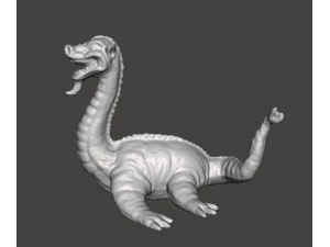 NESSIE 2006 PVC FIGURE MINIATURE MONSTER PLASTIC TOY MYTH 3D Print Model