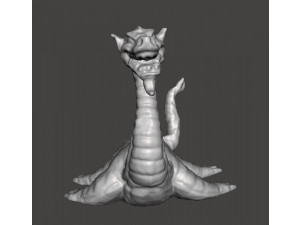 NESSIE 2006 PVC FIGURE MINIATURE MONSTER PLASTIC TOY MYTH Modello di stampa 3D