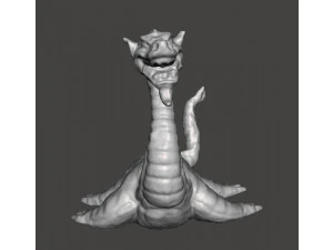 NESSIE 2006 PVC FIGURE MINIATURE MONSTER PLASTIC TOY MYTH 3D Print Model