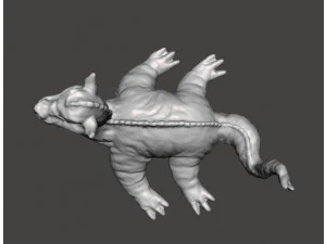 NESSIE 2006 PVC FIGURE MINIATURE MONSTER PLASTIC TOY MYTH 3D Print Model