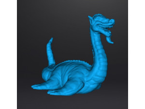 NESSIE 2006 PVC FIGURE MINIATURE MONSTER PLASTIC TOY MYTH Modello di stampa 3D