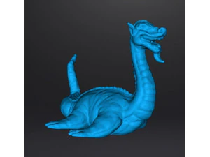 NESSIE 2006 PVC FIGURE MINIATURE MONSTER PLASTIC TOY MYTH 3D Print Model