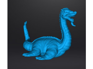 NESSIE 2006 PVC FIGURE MINIATURE MONSTER PLASTIC TOY MYTH Modello di stampa 3D
