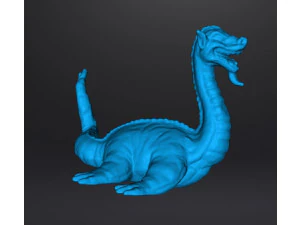 NESSIE 2006 PVC FIGURE MINIATURE MONSTER PLASTIC TOY MYTH 3D Print Model