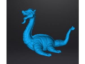 NESSIE 2006 PVC FIGURE MINIATURE MONSTER PLASTIC TOY MYTH Modello di stampa 3D