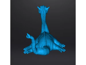 NESSIE 2006 PVC FIGURE MINIATURE MONSTER PLASTIC TOY MYTH 3D Print Model