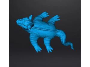 NESSIE 2006 PVC FIGURE MINIATURE MONSTER PLASTIC TOY MYTH 3D Print Model