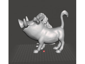 TIMON AND PUMBAA FIGURES SET PVC PLASTIC MODEL TOY KAWAII 3D Print Model