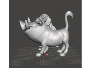 TIMON AND PUMBAA FIGURES SET PVC PLASTIC MODEL TOY KAWAII 3D Print Model
