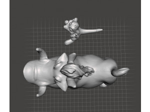 TIMON AND PUMBAA FIGURES SET PVC PLASTIC MODEL TOY KAWAII 3D Print Model