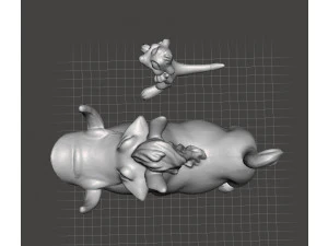 TIMON AND PUMBAA FIGURES SET PVC PLASTIC MODEL TOY KAWAII 3D Print Model