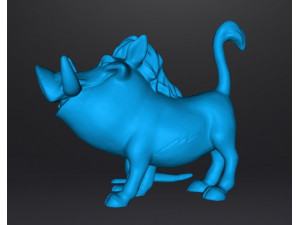 TIMON AND PUMBAA FIGURES SET PVC PLASTIC MODEL TOY KAWAII 3D Print Model