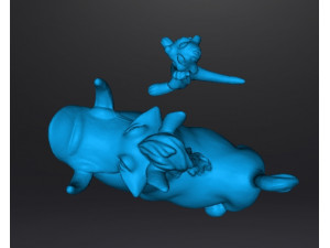 TIMON AND PUMBAA FIGURES SET PVC PLASTIC MODEL TOY KAWAII 3D Print Model