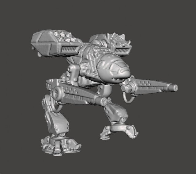 MADCAT MK IV MECH BATTLETECH MINIATURE MODEL FOR GAMES 3D Print Model .c4d .max .obj .3ds .fbx .stl .blend 