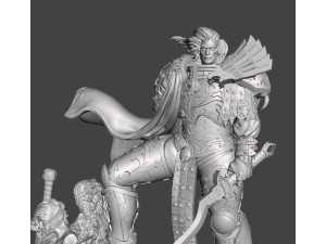 HANDSOME SON MINIATURE MODEL FIGURE FOR SCIFI GAMES RPG 3D PRINT WARGAMES 3D Принт Модель