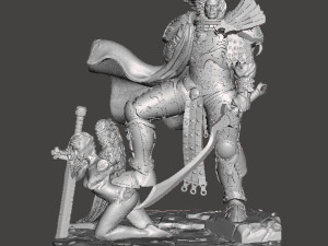 HANDSOME SON MINIATURE MODEL FIGURE FOR SCIFI GAMES RPG 3D PRINT WARGAMES 3D Принт Модель