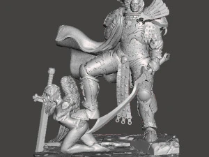 HANDSOME SON MINIATURE MODEL FIGURE FOR SCIFI GAMES RPG 3D PRINT WARGAMES 3D Print Model