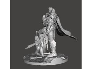 HANDSOME SON MINIATURE MODEL FIGURE FOR SCIFI GAMES RPG 3D PRINT WARGAMES 3D Принт Модель