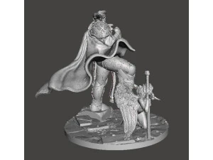 HANDSOME SON MINIATURE MODEL FIGURE FOR SCIFI GAMES RPG 3D PRINT WARGAMES 3D Print Model