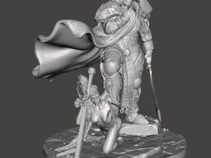 HANDSOME SON MINIATURE MODEL FIGURE FOR SCIFI GAMES RPG 3D PRINT WARGAMES 3D Print Model