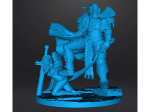 HANDSOME SON MINIATURE MODEL FIGURE FOR SCIFI GAMES RPG 3D PRINT WARGAMES 3D Print Model