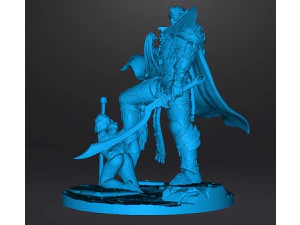HANDSOME SON MINIATURE MODEL FIGURE FOR SCIFI GAMES RPG 3D PRINT WARGAMES 3D Print Model