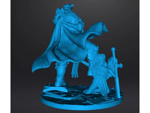 HANDSOME SON MINIATURE MODEL FIGURE FOR SCIFI GAMES RPG 3D PRINT WARGAMES 3D Print Model
