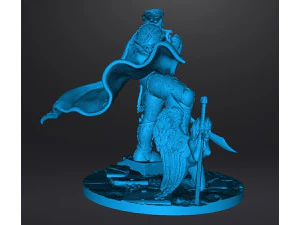 HANDSOME SON MINIATURE MODEL FIGURE FOR SCIFI GAMES RPG 3D PRINT WARGAMES 3D Print Model