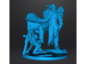 HANDSOME SON MINIATURE MODEL FIGURE FOR SCIFI GAMES RPG 3D PRINT WARGAMES 3D Принт Модель