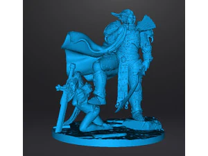 HANDSOME SON MINIATURE MODEL FIGURE FOR SCIFI GAMES RPG 3D PRINT WARGAMES 3D Print Model