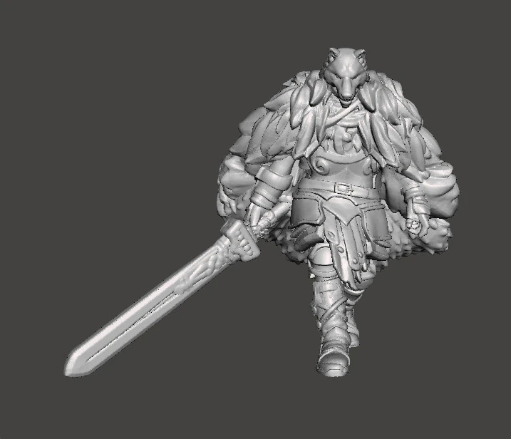 BLAIDD WOLF ELDEN RING MINIATURE MODEL FANTASY GAMES RPG DND 3D Print Model .c4d .max .obj .3ds .fbx .stl .blend 