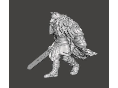 BLAIDD WOLF ELDEN RING MINIATURE MODEL FANTASY GAMES RPG DND 3D Принт Модель