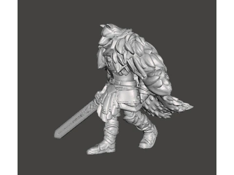BLAIDD WOLF ELDEN RING MINIATURE MODEL FANTASY GAMES RPG DND 3D Print Model